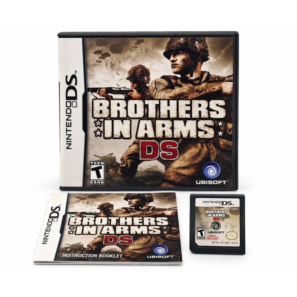 Brothers in Arms DS Nintendo 2007 Ubisoft Game Case Manual Complete Tested CIB